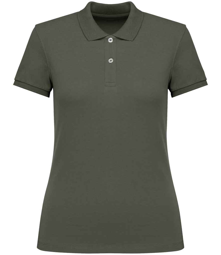 Native Spirit Ladies Piqué Polo Shirt | Organic Khaki