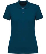 Native Spirit Ladies Piqué Polo Shirt | Peacock Blue thumbnail 1