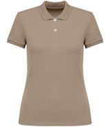 Native Spirit Ladies Piqué Polo Shirt | Wet Sand thumbnail 1