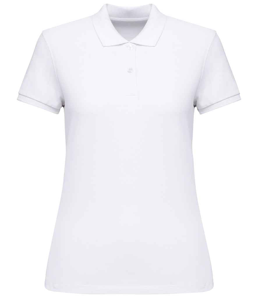Native Spirit Ladies Piqué Polo Shirt | White