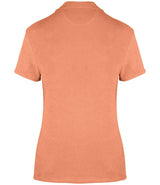 Native Spirit Ladies Terry Towel Polo Shirt | Apricot thumbnail 2