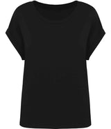 Native Spirit Ladies Roll-Up Sleeve T-Shirt | Black thumbnail 1
