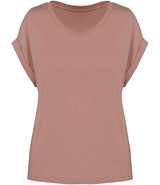 Native Spirit Ladies Roll-Up Sleeve T-Shirt | Petal Rose thumbnail 1