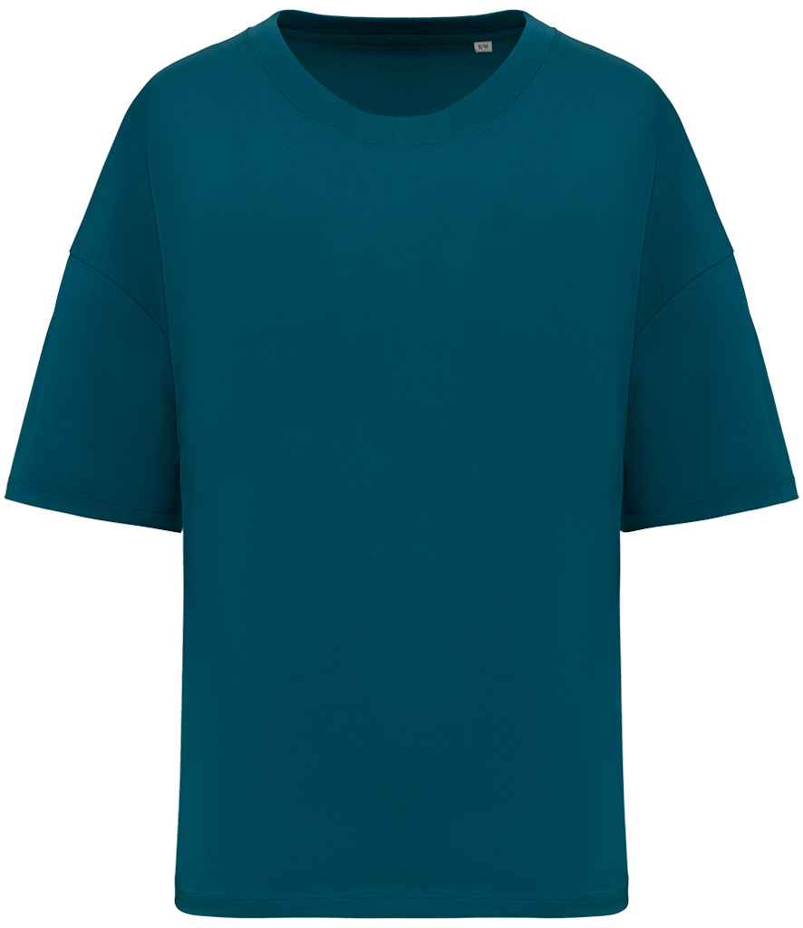 Native Spirit Ladies Oversized T-Shirt | Peacock Green