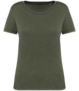 Native Spirit Ladies Faded T-Shirt | Washed Organic Khaki thumbnail 1