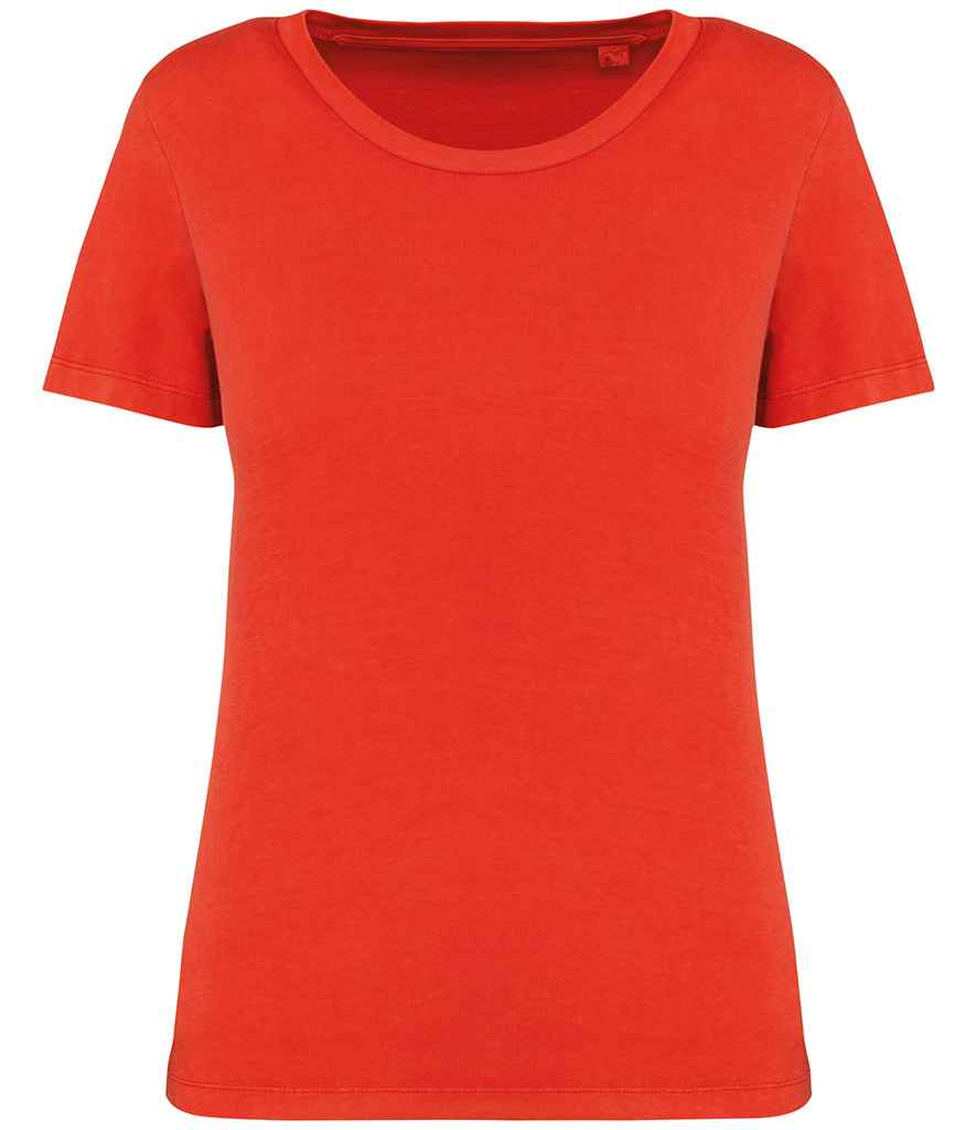 Native Spirit Ladies Faded T-Shirt | Washed Paprika