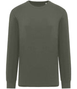 Native Spirit Unisex Crew Neck Long Sleeve T-Shirt | Organic Khaki thumbnail 1