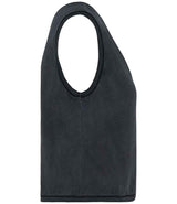 Native Spirit Ladies Cropped Tank Top | Washed Coal Grey thumbnail 3