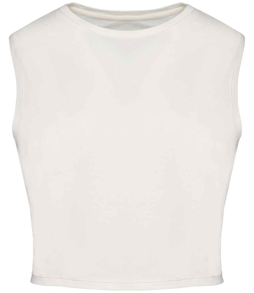 Native Spirit Ladies Cropped Tank Top | Washed Ivory