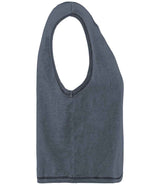 Native Spirit Ladies Cropped Tank Top | Washed Mineral Grey thumbnail 3