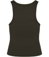 Native Spirit Ladies Ribbed Tank Top | Organic Khaki thumbnail 2