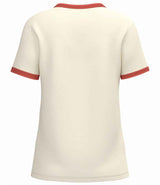 Native Spirit Ladies Ringer T-Shirt | Ivory/Washed Paprika thumbnail 2
