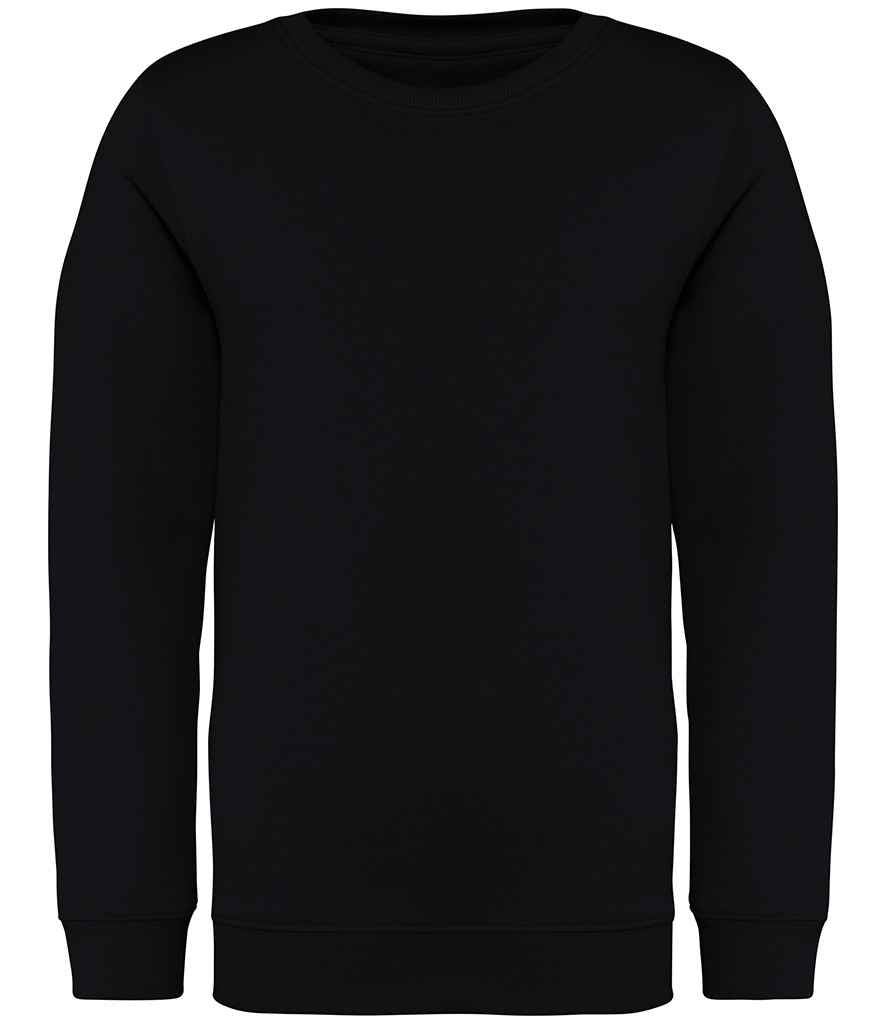 Native Spirit Kids Crew Neck Sweatshirt | Black