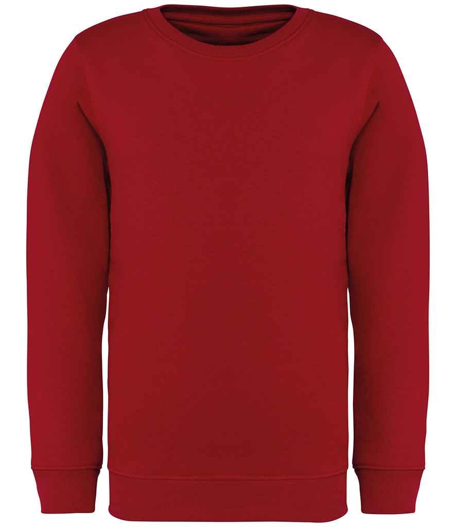 Native Spirit Kids Crew Neck Sweatshirt | Hibiscus Red