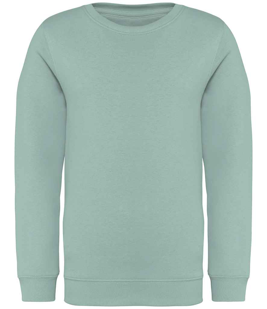 Native Spirit Kids Crew Neck Sweatshirt | Jade Green