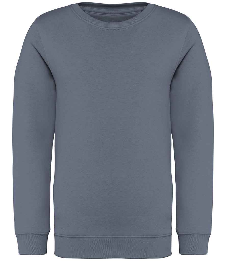 Native Spirit Kids Crew Neck Sweatshirt | Mineral Grey