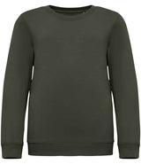 Native Spirit Kids Crew Neck Sweatshirt | Organic Khaki thumbnail 1