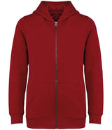 Native Spirit Kids Full Zip Hoodie | Hibiscus Red thumbnail 1