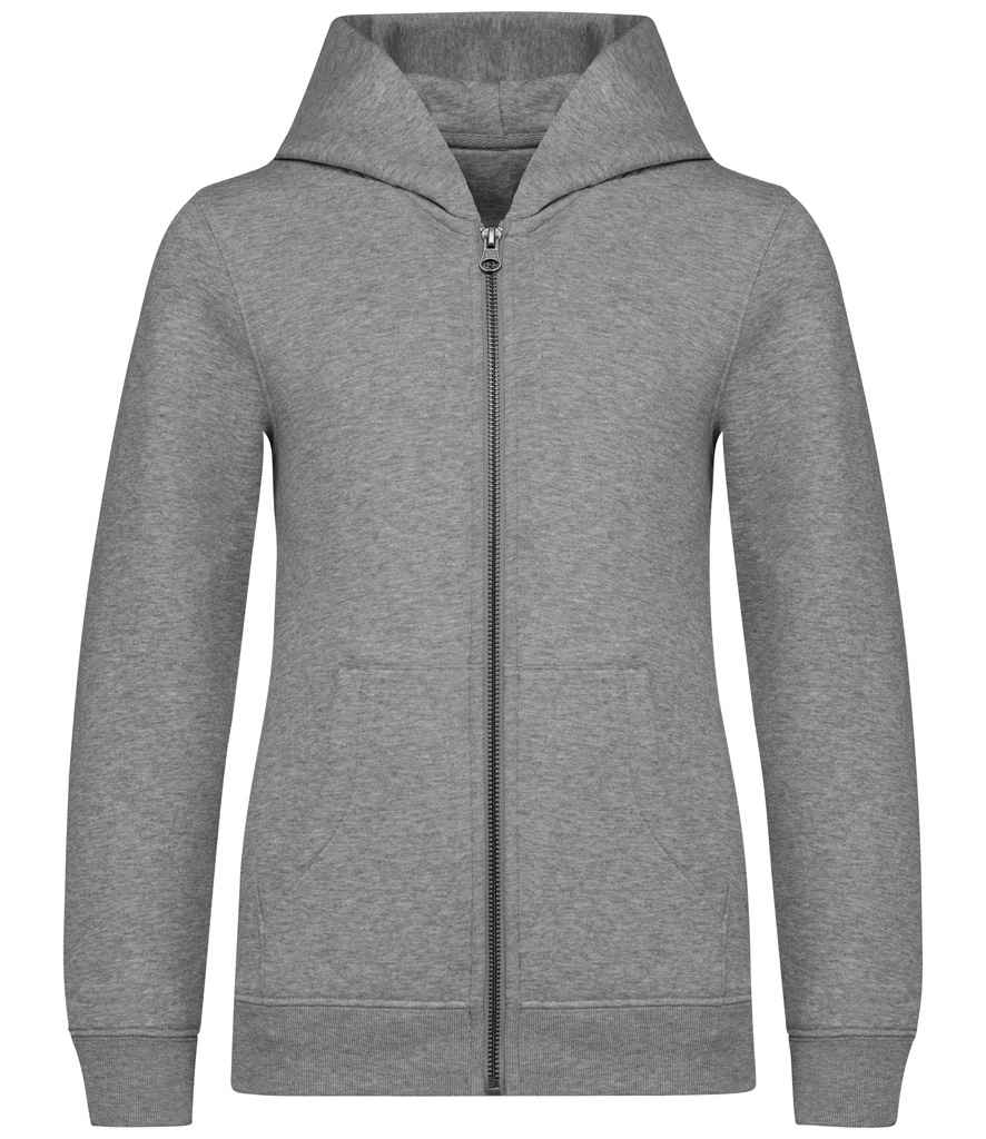 Native Spirit Kids Full Zip Hoodie | Moon Grey Heather