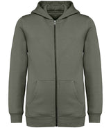 Native Spirit Kids Full Zip Hoodie | Organic Khaki thumbnail 1