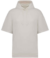 Native Spirit Unisex French Terry Short Sleeve Hooded Sweatshirt | Ivory thumbnail 1