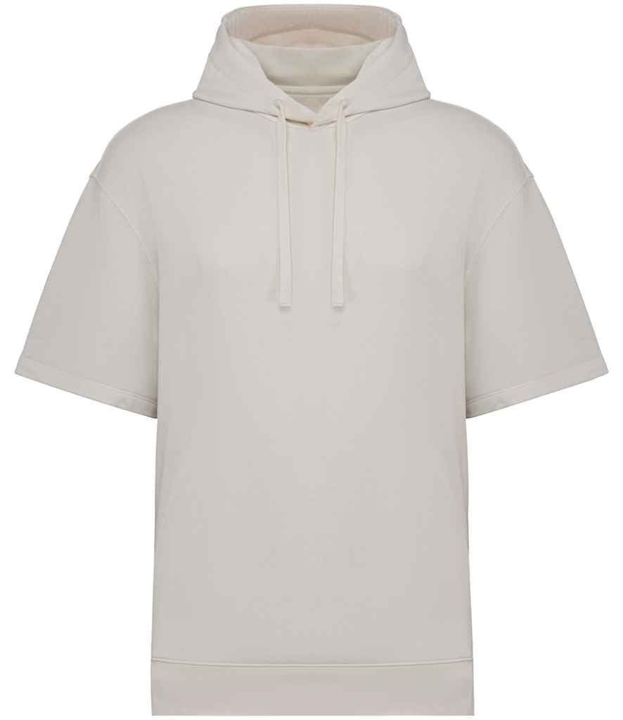 Native Spirit Unisex French Terry Short Sleeve Hooded Sweatshirt | Ivory