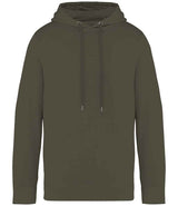 Native Spirit Unisex Terry 280 Hoodie | Washed Organic Khaki thumbnail 1