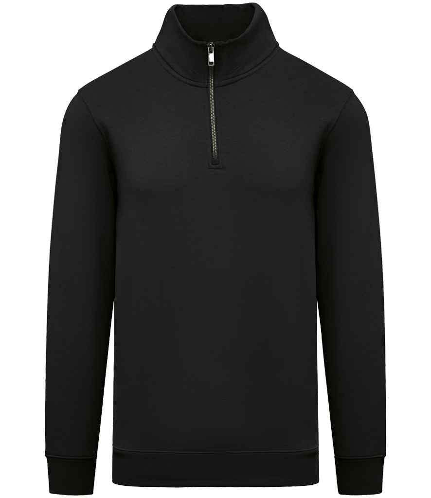 Native Spirit 1/4 Zip Sweatshirt | Black