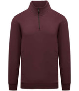 Native Spirit 1/4 Zip Sweatshirt | Dark Cherry thumbnail 1