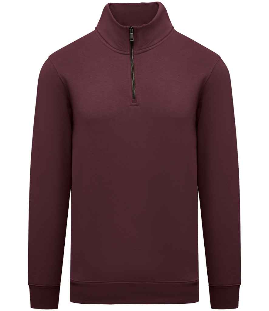 Native Spirit 1/4 Zip Sweatshirt | Dark Cherry