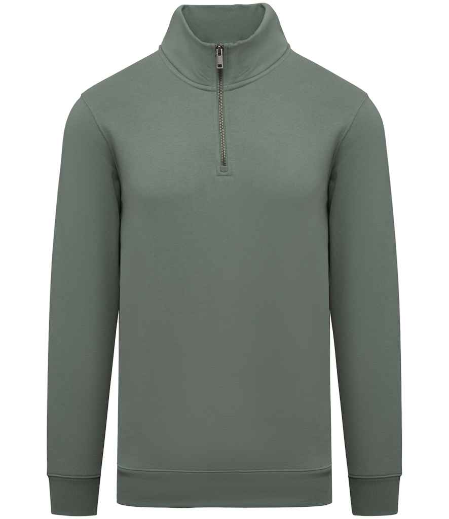 Native Spirit 1/4 Zip Sweatshirt | Moss