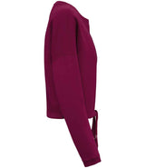 Native Spirit Ladies Oversized Cropped Sweatshirt | Cherry Purple thumbnail 3