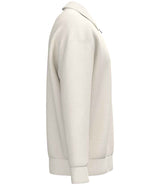 Native Spirit Unisex 1/4 Zip Sweatshirt with Polo Collar | Ivory thumbnail 3