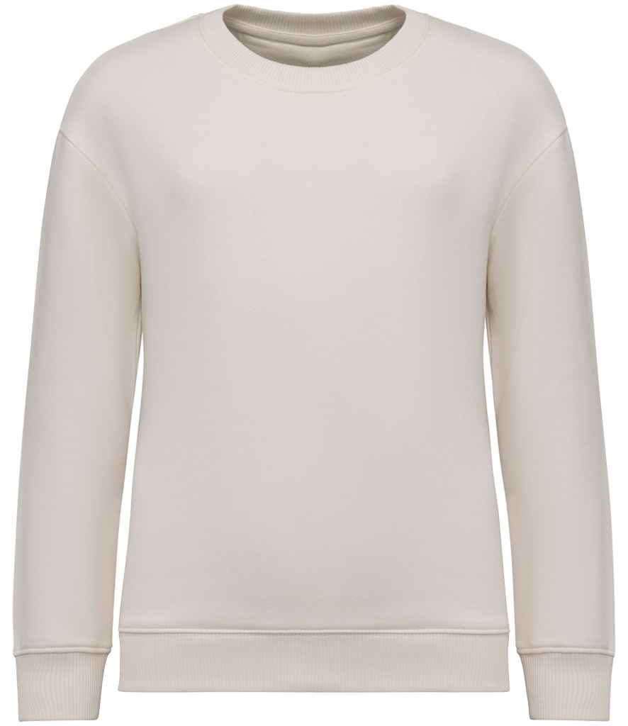 Native Spirit Kids Oversized Round Neck Sweatshirt | Ivory