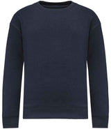 Native Spirit Kids Oversized Round Neck Sweatshirt | Navy thumbnail 1