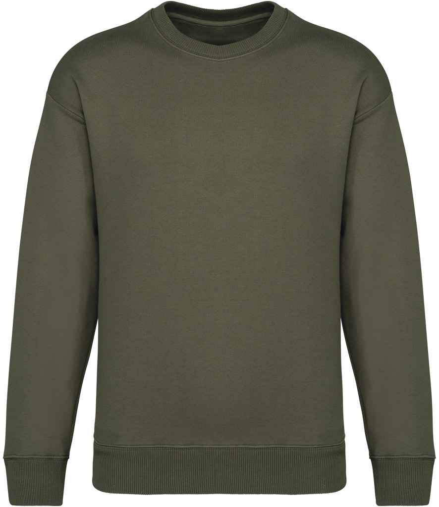 Native Spirit Unisex Oversized Sweatshirt | Organic Khaki