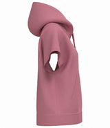 Native Spirit Ladies French Terry Sleeveless Hooded Sweatshirt | Antique Rose thumbnail 3