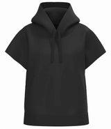 Native Spirit Ladies French Terry Sleeveless Hooded Sweatshirt | Black thumbnail 1