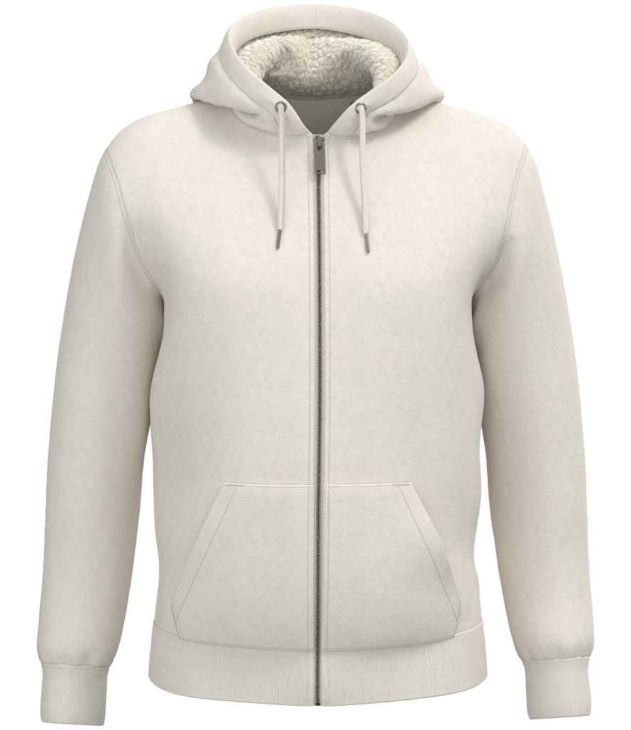 Native Spirit Unisex Sherpa lined Full Zip Sweatshirt | Ivory