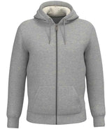 Native Spirit Unisex Sherpa lined Full Zip Sweatshirt | Moon Grey Heather thumbnail 1