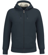 Native Spirit Unisex Sherpa lined Full Zip Sweatshirt | Navy thumbnail 1