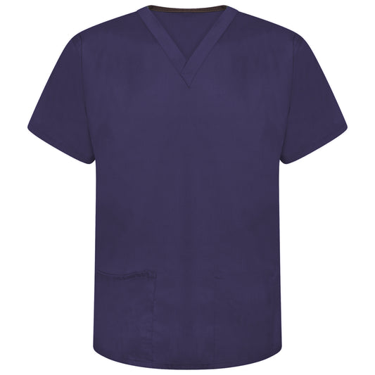 Reversible Scrub Top - Navy - XS