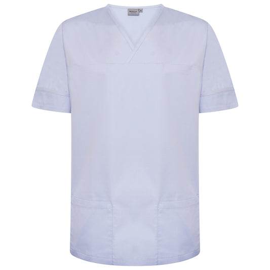 Plain Smart Scrub Top - Sky - M