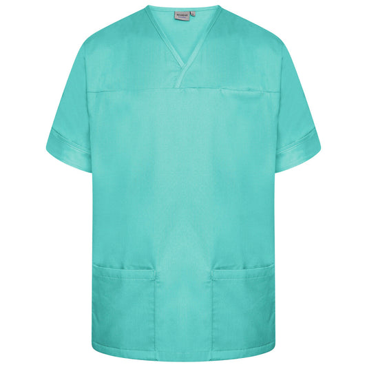 Plain Smart Scrub Top - Eau de Nil - 3XL