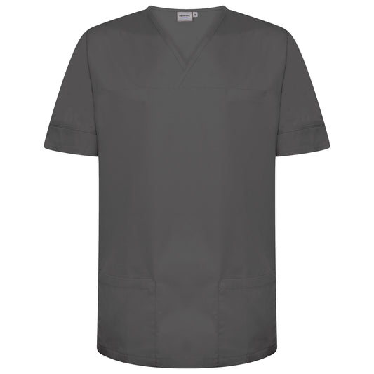 Plain Smart Scrub Top - Storm Grey - XL