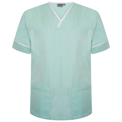 Contrast Trim Smart Scrub Top