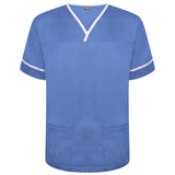 Contrast Trim Smart Scrub Top thumbnail 4