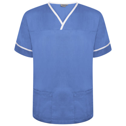 Contrast Trim Smart Scrub Top