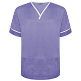 Contrast Trim Smart Scrub Top thumbnail 5