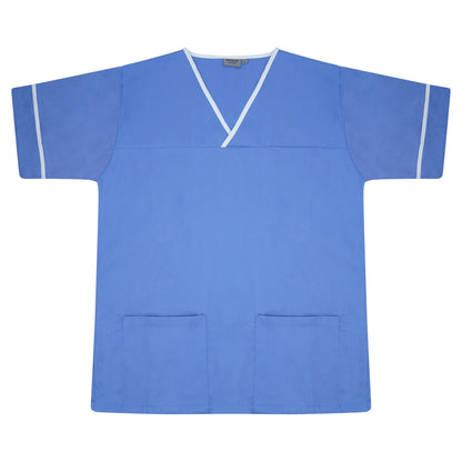 Contrast Trim Smart Scrub Top
